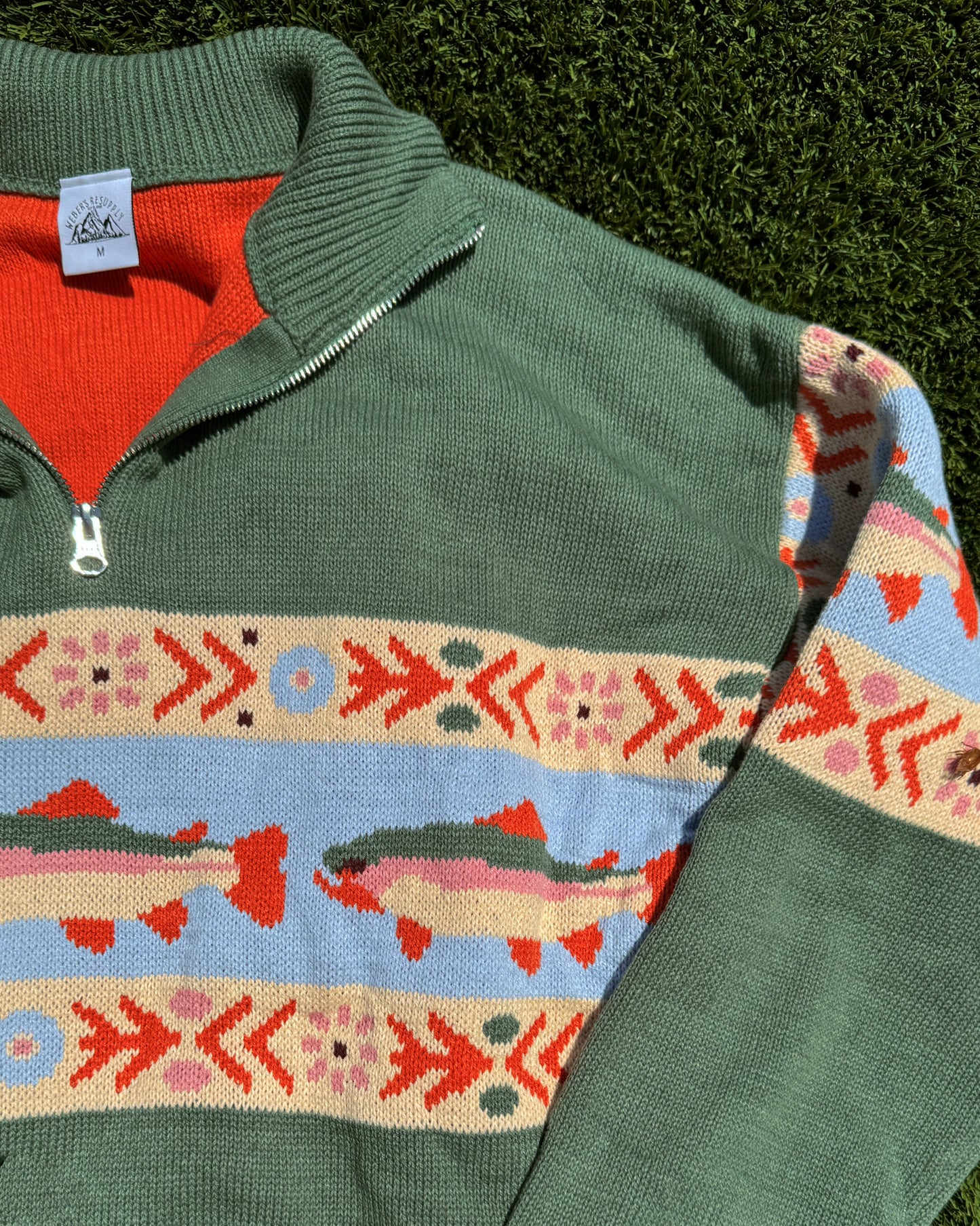 Fishing Season Crop Sweater