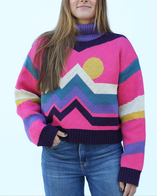The Retro Ski Crop Sweater