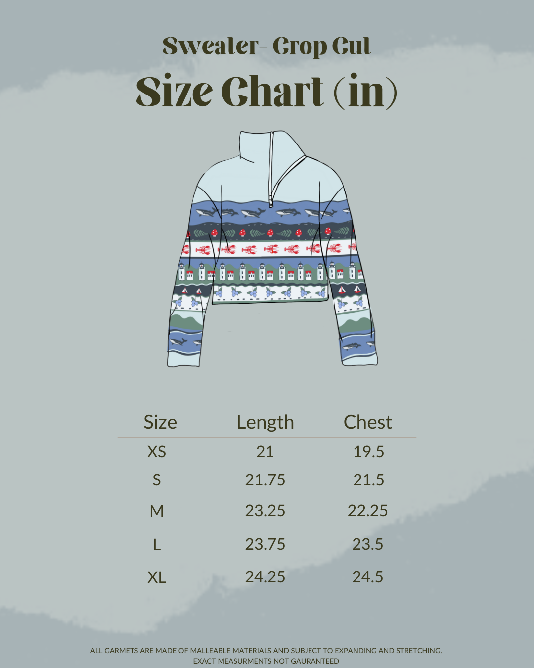 Acadia NP Crop Sweater