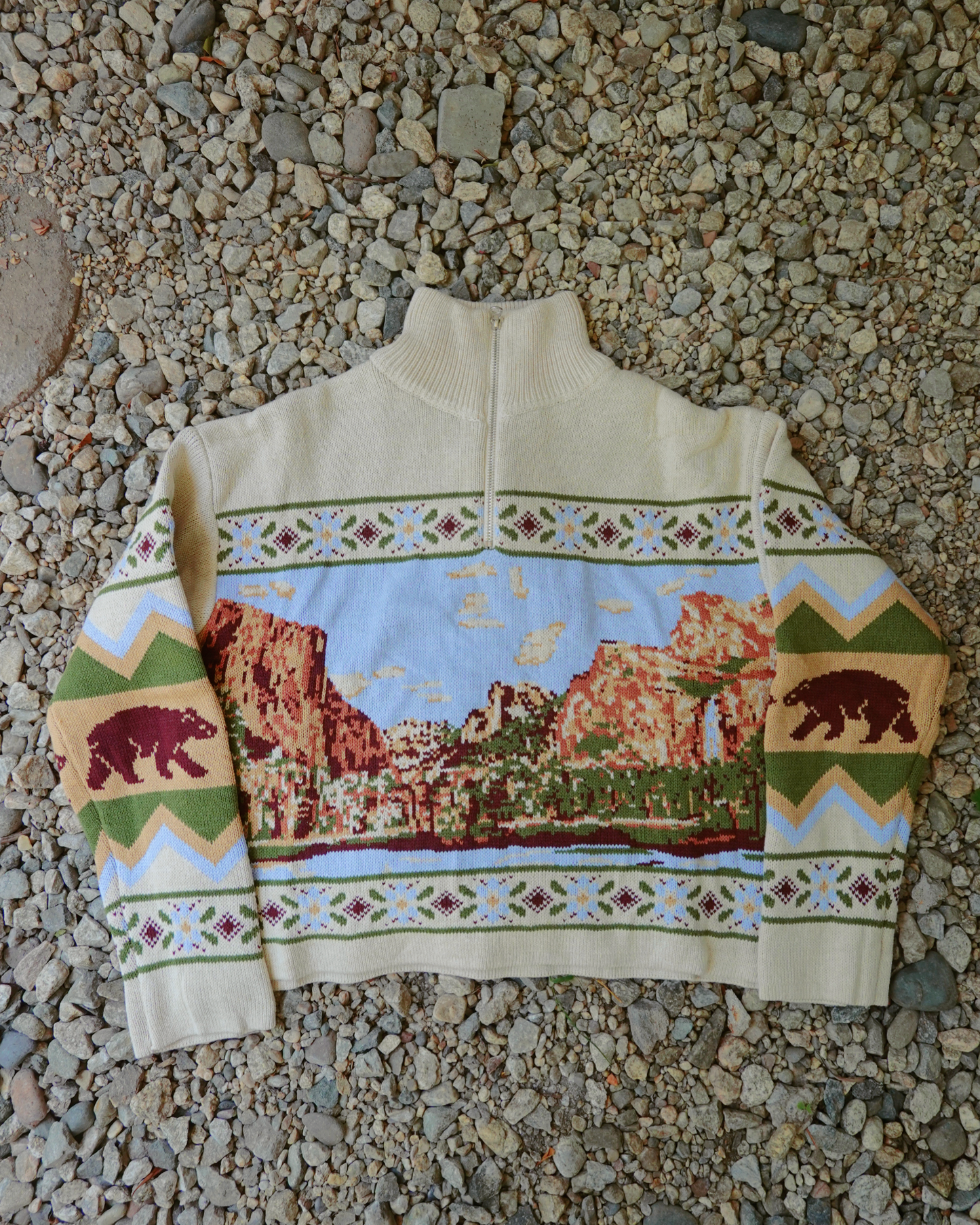 Yosemite NP Crop Sweater