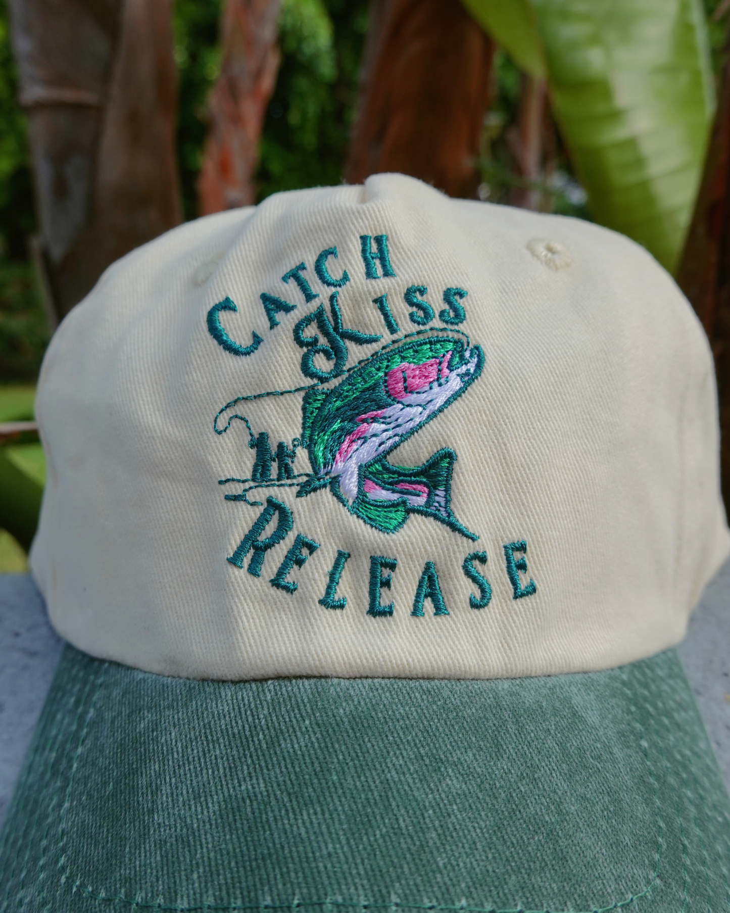 Catch, Kiss & Release Fishing Hat