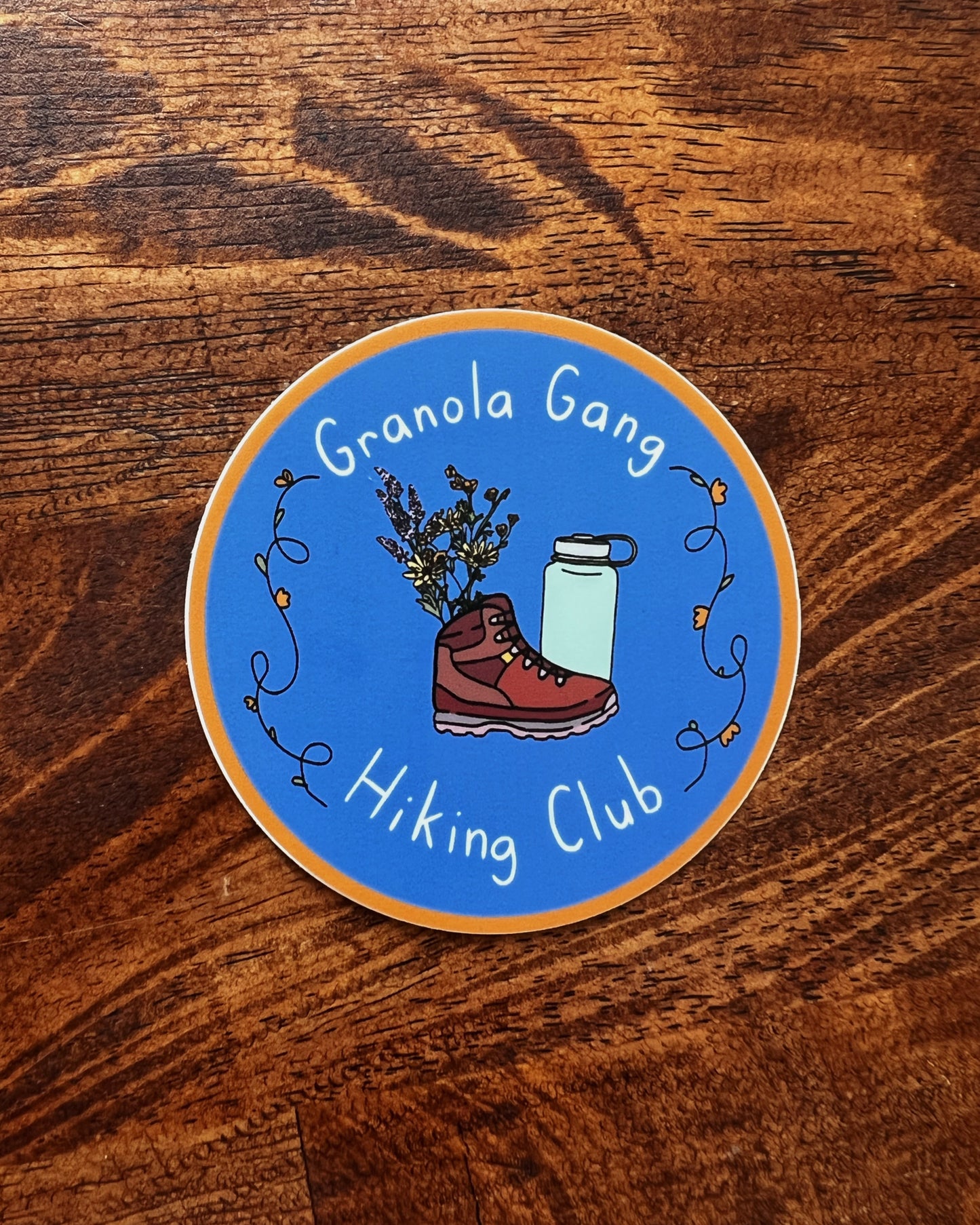 Granola Gang Hiking Club Sticker